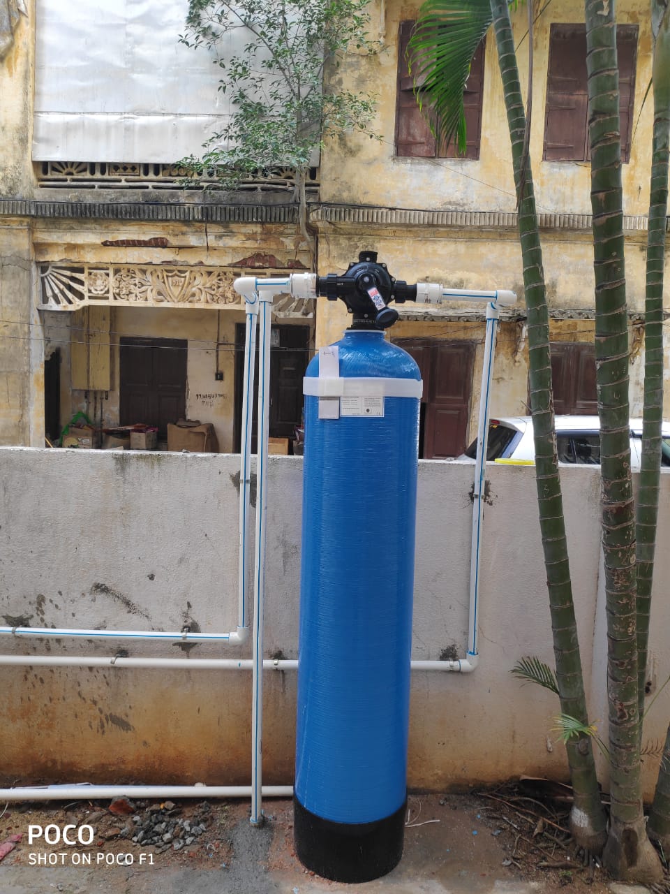 1000 LPD Overhead Tank Filtration Venus Createch Solutions